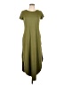 Assorted Brands Solid Green Casual Dress Size L - photo 1