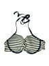 Aerie Stripes Green Blue Swimsuit Top Size Lg (36C) - photo 1