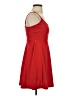 Shein Solid Red Casual Dress Size 2 - photo 4