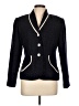 Danny & Nicole 100% Polyester Tweed Black Blazer Size 10 - photo 1