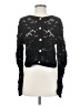 Aqua 100% Cotton Black Cardigan Size S - photo 1