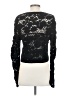 Aqua 100% Cotton Black Cardigan Size S - photo 2