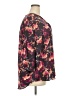 Torrid 100% Polyester Floral Purple 3/4 Sleeve Blouse Size 3X Plus (3) - photo 4
