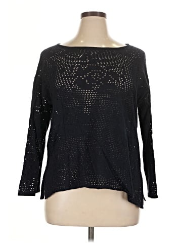Joan Vass Pullover Sweater (view 1)