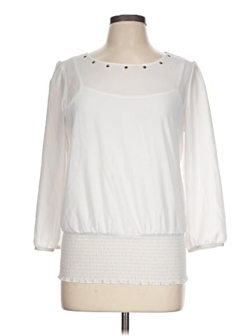 B.wear 3/4 Sleeve Blouse (view 1)