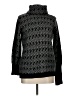 Ellen Tracy Chevron-herringbone Black Turtleneck Sweater Size L - photo 1