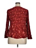 Penelope Red 3/4 Sleeve Blouse Size 1X - photo 2