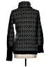Ellen Tracy Chevron-herringbone Black Turtleneck Sweater Size L - photo 2