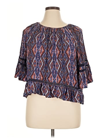 Studio JPR 3/4 Sleeve Blouse (view 1)
