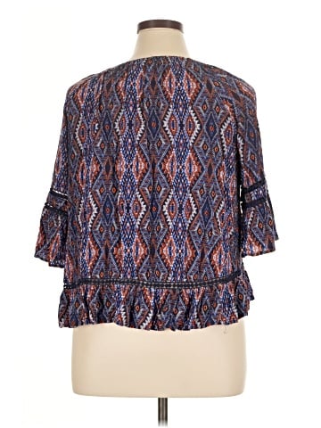 Studio JPR 3/4 Sleeve Blouse (view 2)