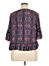 Studio JPR 100% Rayon Blue 3/4 Sleeve Blouse Size XL - photo 2