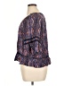 Studio JPR 100% Rayon Blue 3/4 Sleeve Blouse Size XL - photo 5