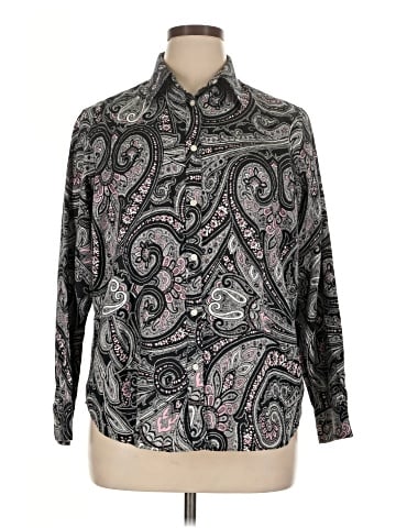 Chaps Long Sleeve Blouse (view 1)