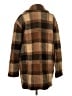 American Eagle Outfitters 100% Polyester Plaid Brown Coat Size XS - photo 2