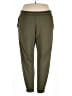 Nike 100% Polyester Solid Green Casual Pants Size XXL - photo 1