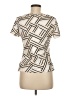 Shein Ivory Short Sleeve Blouse Size 6 - photo 2
