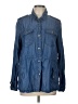 Bongo 100% Lyocell Blue Long Sleeve Button-Down Shirt Size L - photo 1