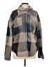 Thread & Supply 100% Polyester Plaid Gray Fleece Size M - photo 1