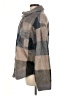 Thread & Supply 100% Polyester Plaid Gray Fleece Size M - photo 5