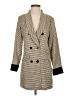 Shein Houndstooth Gold Blazer Size 4 - photo 1