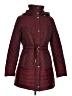 Laundry by Shelli Segal 100% Polyester Burgundy Coat Size L - photo 1