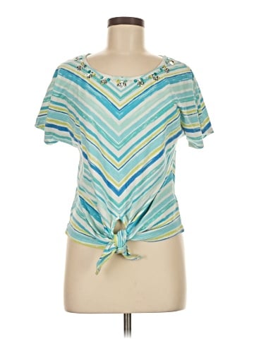 Hearts of Palm Woman Short Sleeve Blouse (view 1)