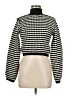Knit Mix Houndstooth Black Turtleneck Sweater Size M - photo 1