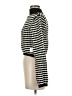 Knit Mix Houndstooth Black Turtleneck Sweater Size M - photo 5