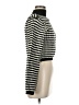 Knit Mix Houndstooth Black Turtleneck Sweater Size M - photo 4