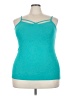 Torrid Teal Tank Top Size 3X Plus (3) - photo 1