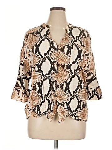 River Island 3/4 Sleeve Blouse (view 1)