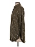 Maeve Polka Dots Brown Long Sleeve Button-Down Shirt Size XS - photo 5