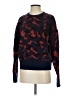 Joie 100% Wool Animal Print Blue Cardigan Size S - photo 1