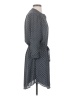DR2 100% Polyester Polka Dots Gray Casual Dress Size XS - photo 4