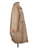 Adolfo Dominguez 100% Polyester Tan Coat Size L - photo 4