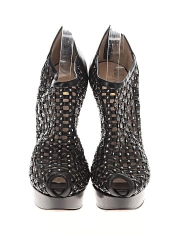 Christian Louboutin Leather Kasha 150 Caged Booties (view 2)