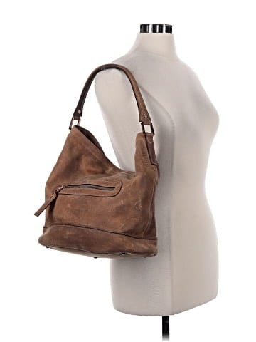 Longchamp Distressed Leather Shoulder Bag (view 2)