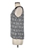 Skies Are Blue 100% Polyester Gray Sleeveless Blouse Size M - photo 5