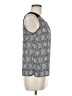 Skies Are Blue 100% Polyester Gray Sleeveless Blouse Size M - photo 4