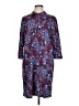 Talbots Paisley Blue Casual Dress Size L (estimated) - photo 1