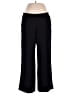 I.N. Studio 100% Polyester Solid Black Dress Pants Size L - photo 1