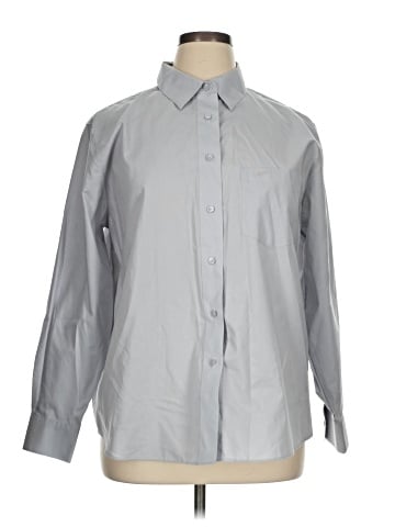 Foxcroft Long Sleeve Button-Down Shirt (view 1)