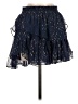 LoveShackFancy Stars Blue Silk Skirt Size S (estimated) - photo 1