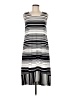 Chico's Stripes Black Casual Dress Size Med (1) - photo 1