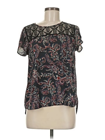 Twine & String Short Sleeve Blouse (view 1)