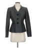 Le Suit 100% Polyester Gray Blazer Size 2 (petite) - photo 1
