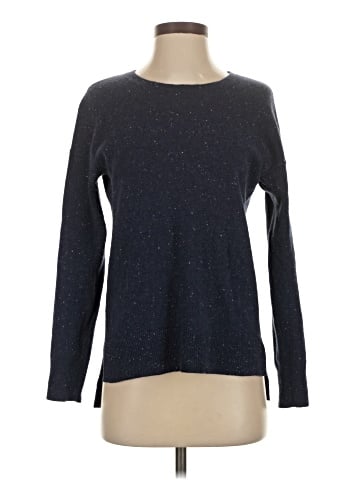 Aqua Cashmere Pullover Sweater (view 1)