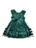 Jona Michelle 100% Polyester Teal Dress Size 2T - photo 2