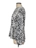 Ann Taylor LOFT 100% Polyester Animal Print Silver Long Sleeve Blouse Size 10 - photo 5