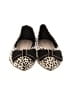 Assorted Brands Animal Print Gold Ivory Flats Size 9 - photo 2